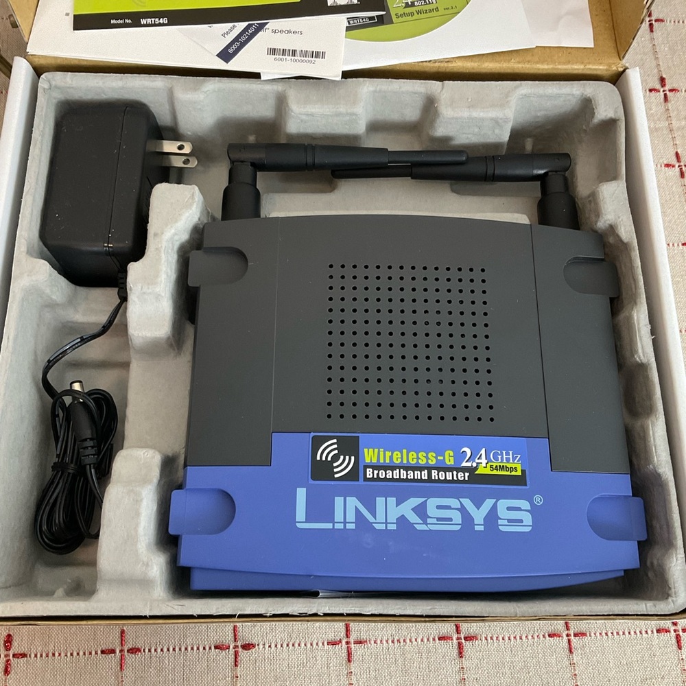 Linksys WRT54G Wireless-G Broadband Router in Original Box NEW - Picture 9 of 9